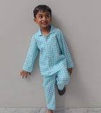 Blue Gingham Nightsuit image 0