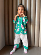 Tropical Flamingo Nightsuit Set image 3