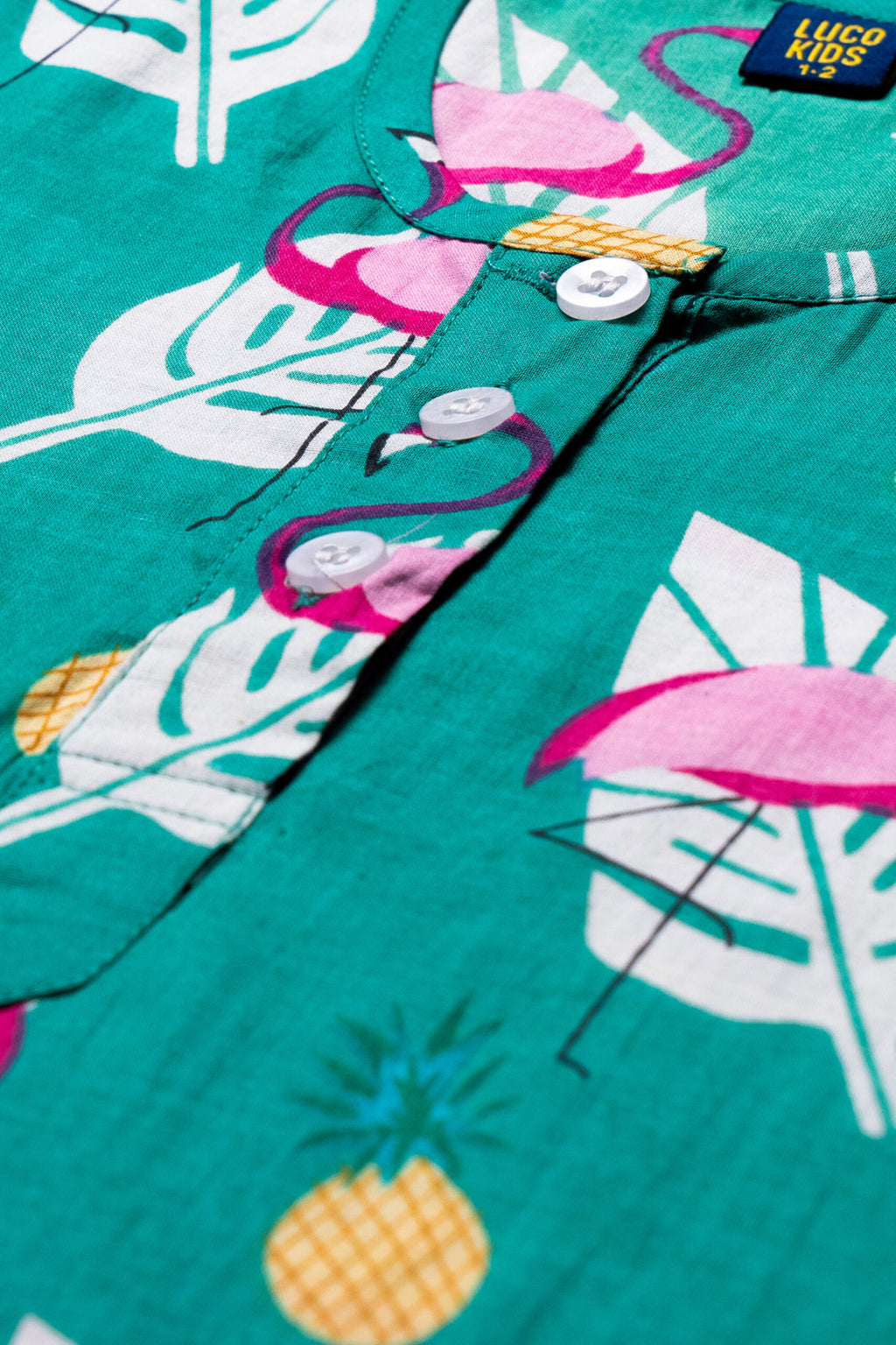 Tropical Flamingo Nightsuit Set image 1