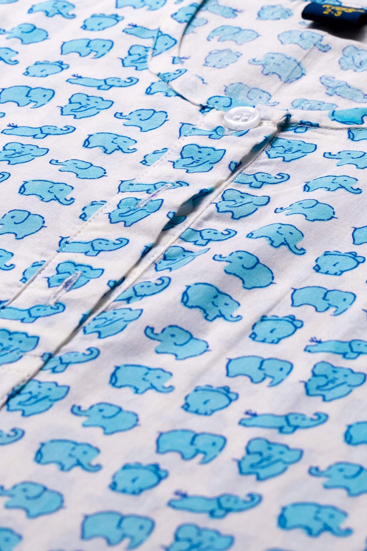 Blue Elephant Nightsuit Set image 1