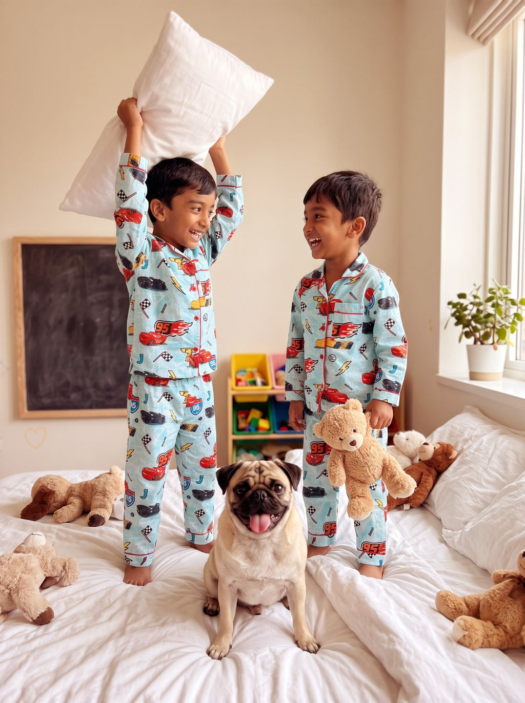 Racing Car Nightsuit Set