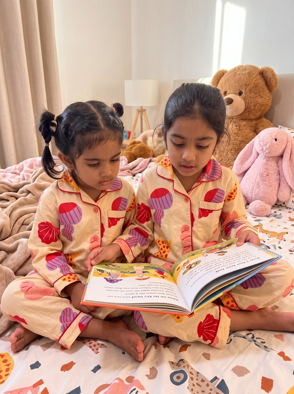 Cozy Sea Shells Nightsuit set