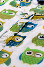 Night Owl Green Nightsuit Set image 1