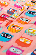 Night Owl Pink Nightsuit Set image 1