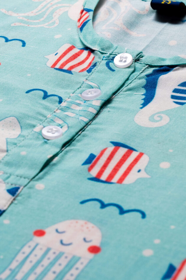 Jellyfish Party Nightsuit Set - Image 2
