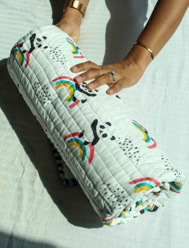 Happy Panda Kids Blanket - Image 3