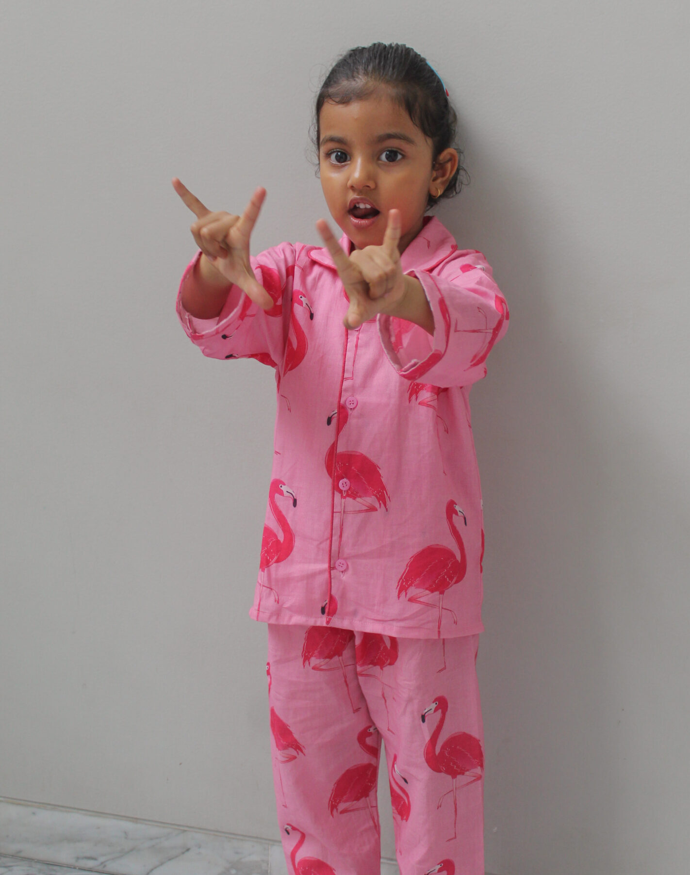 Flamingo Fiesta Nightsuit Set - Image 3