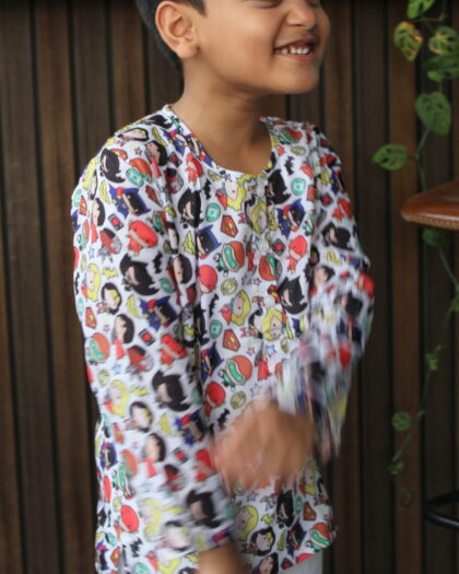 Superhero Nightsuit Set