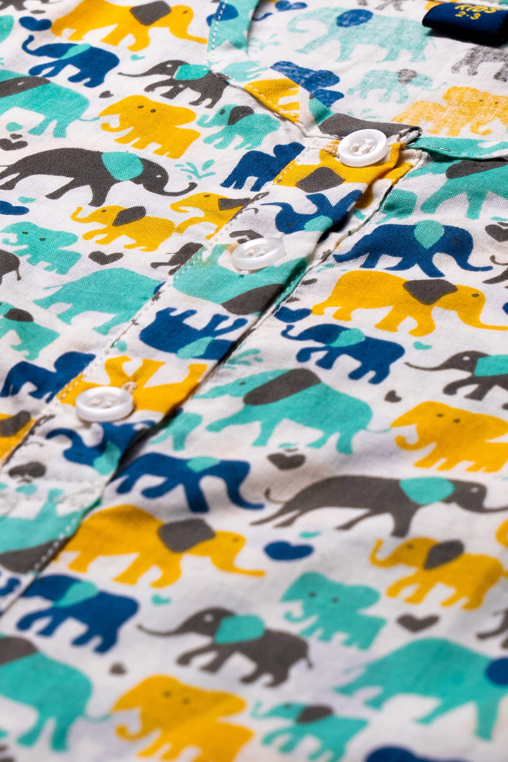 Colourful Elephant Nightsuit Set - Image 2