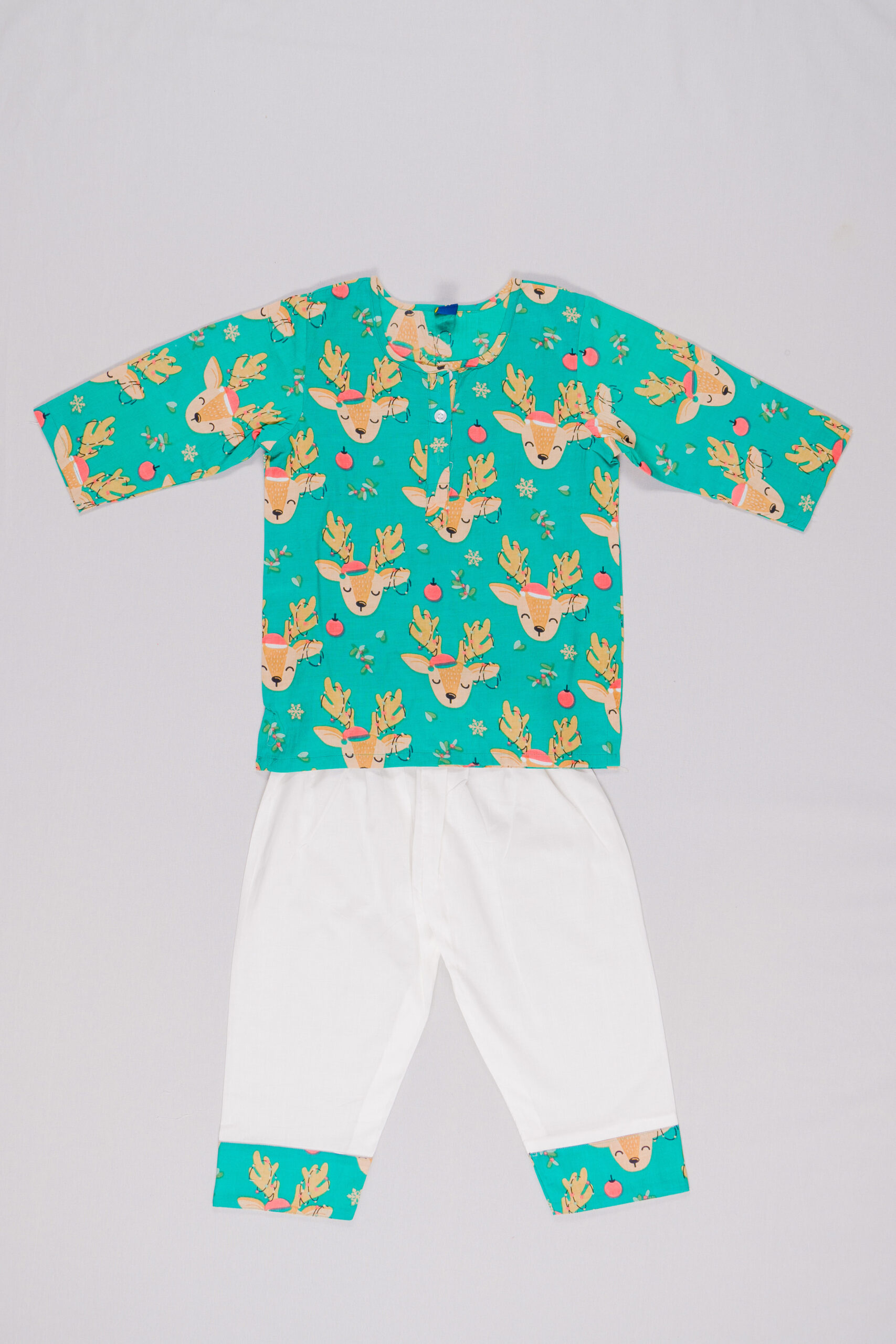 Reindeer Party Nightsuit Set - Image 3