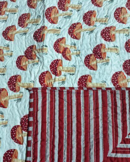 Mushroom Fiesta Kids Blanket