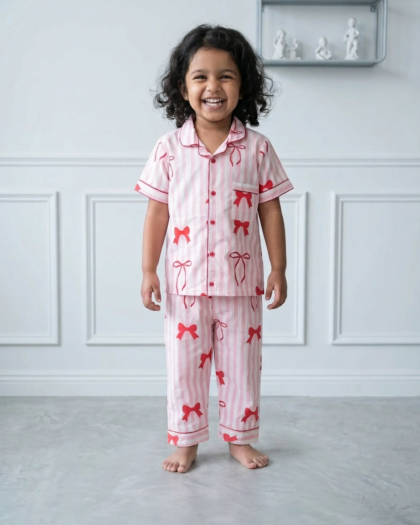 Bow-tiful Pajama Set